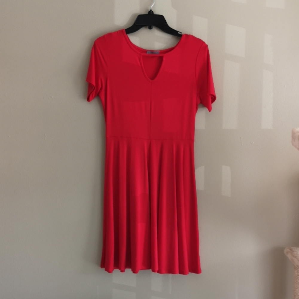 Jolie Red Stretch Dress